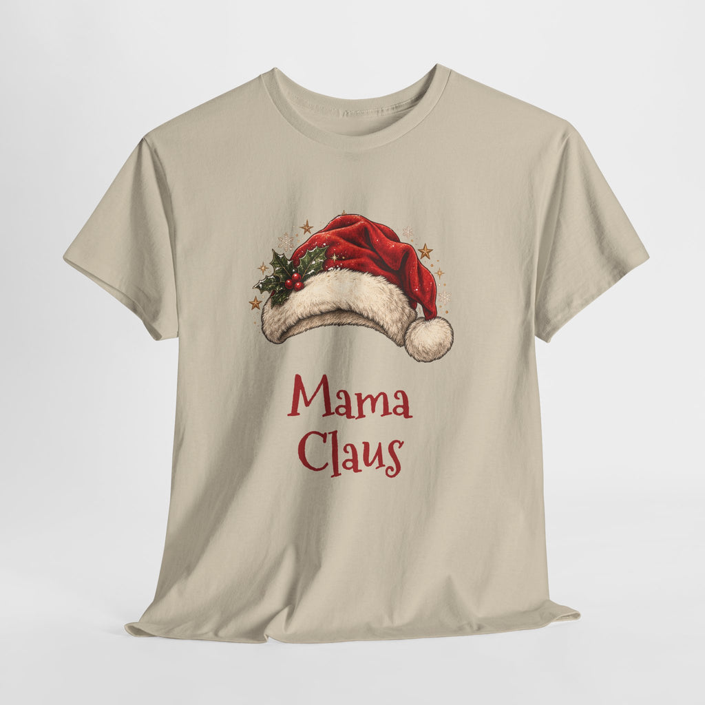 Mama Claus T-Shirt, flat lay