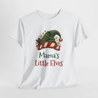 Mama's Little Elves T-Shirt, flat lay
