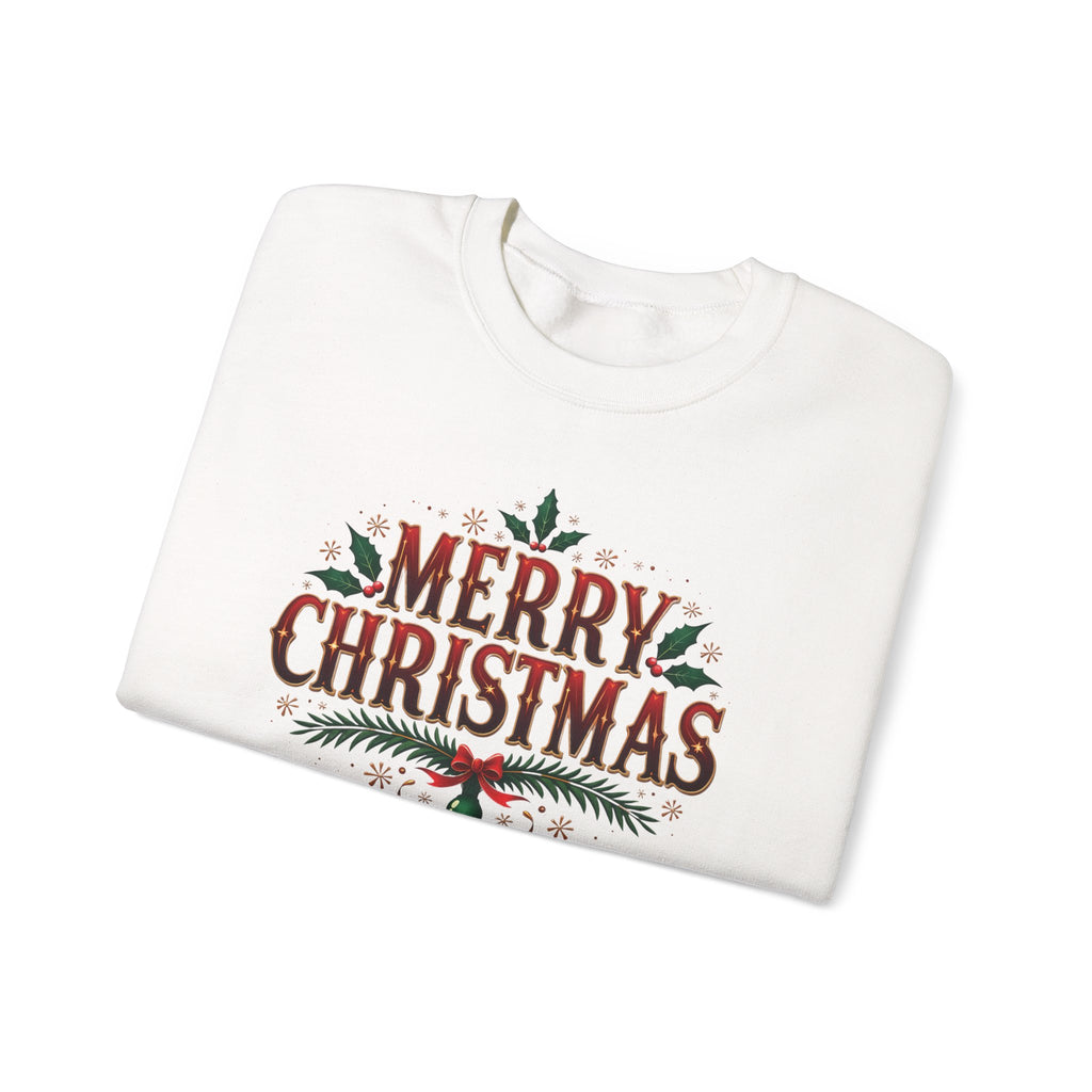 Merry Christmas Sweatshirt, folded