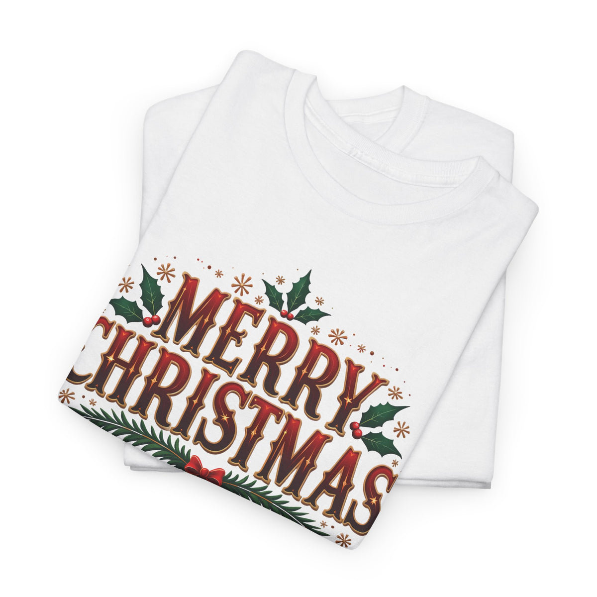 Merry Christmas T-Shirt, folded