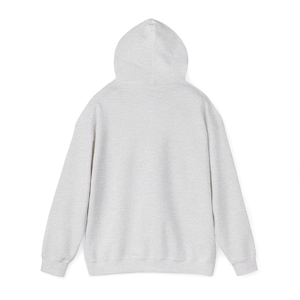 My Favorite Veteran Calls Me Mom Hoodie, back view with the hood up