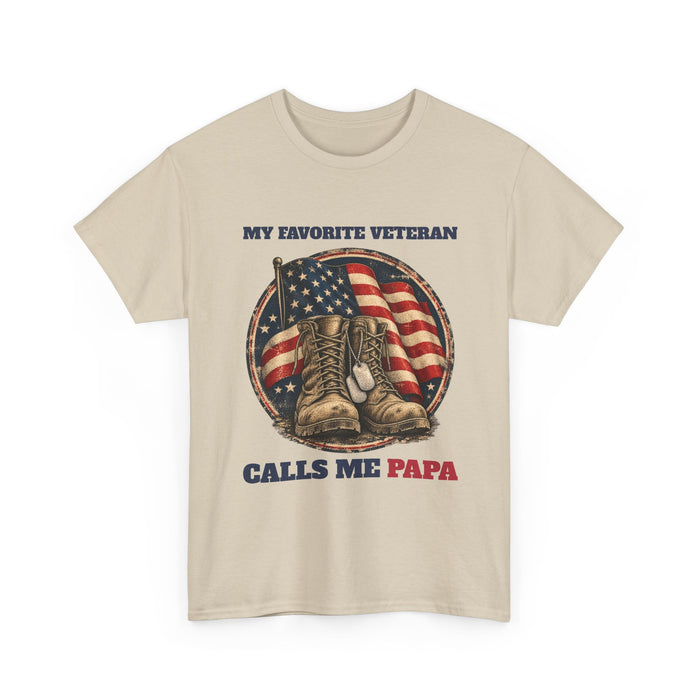 My Favorite Veteran Calls Me Papa T-Shirt