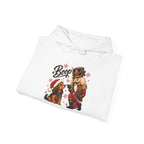 Nutcracker Dachshund Boop Christmas Hoodie, folded