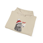 Otter Boop Christmas Hoodie, folded