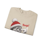 Otter Boop Christmas Sweatshirt, folded