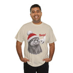 Model wearing the sand Otter Boop Christmas T-Shirt