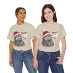 Model wearing the sand Otter Boop Christmas T-Shirt