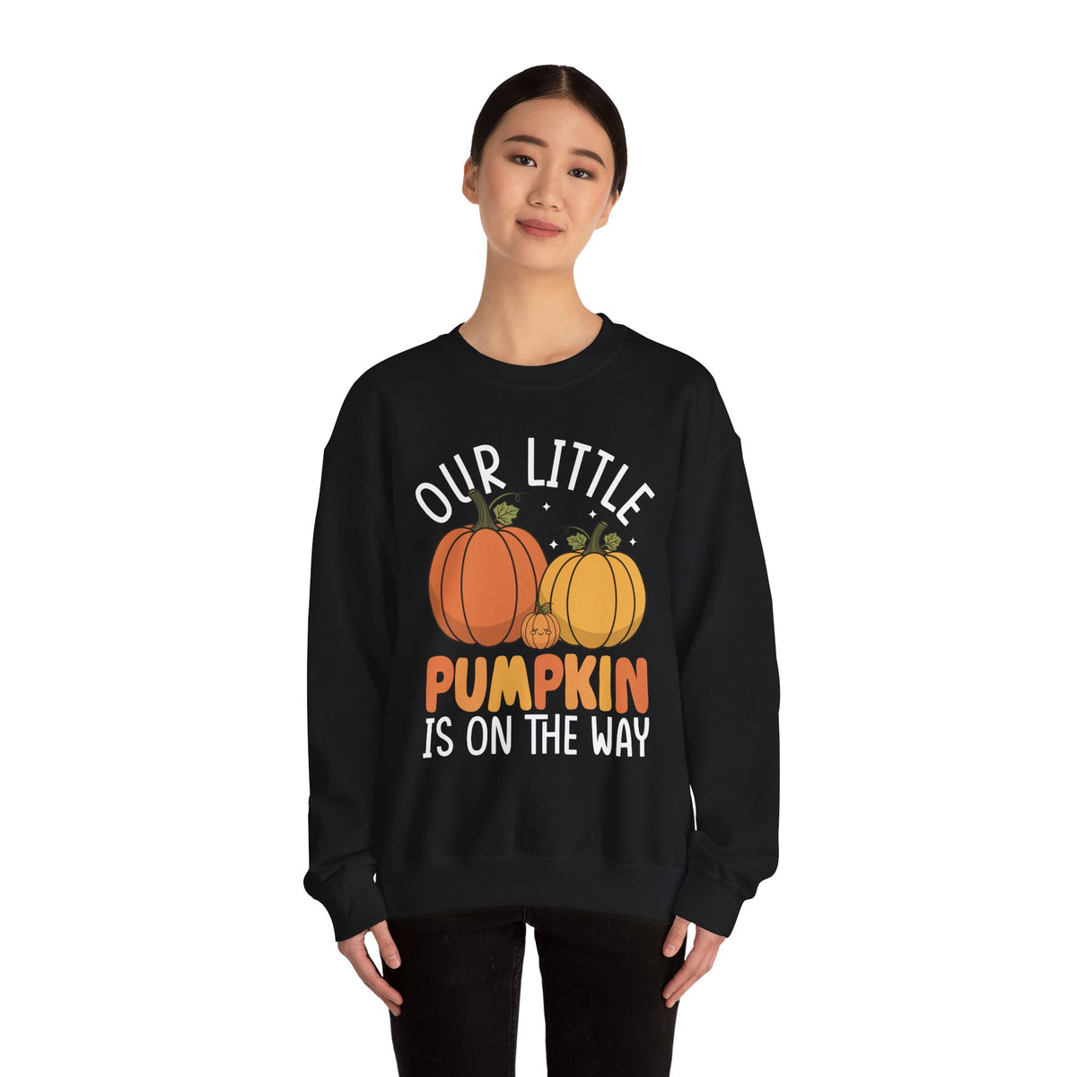 Our Little Pumpkin Is On The Way sweatshirt, additional product view
