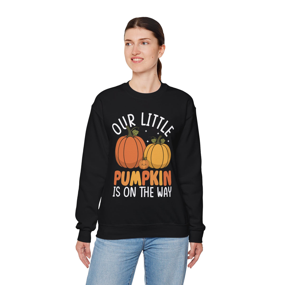 Our Little Pumpkin Is On The Way sweatshirt, additional product view
