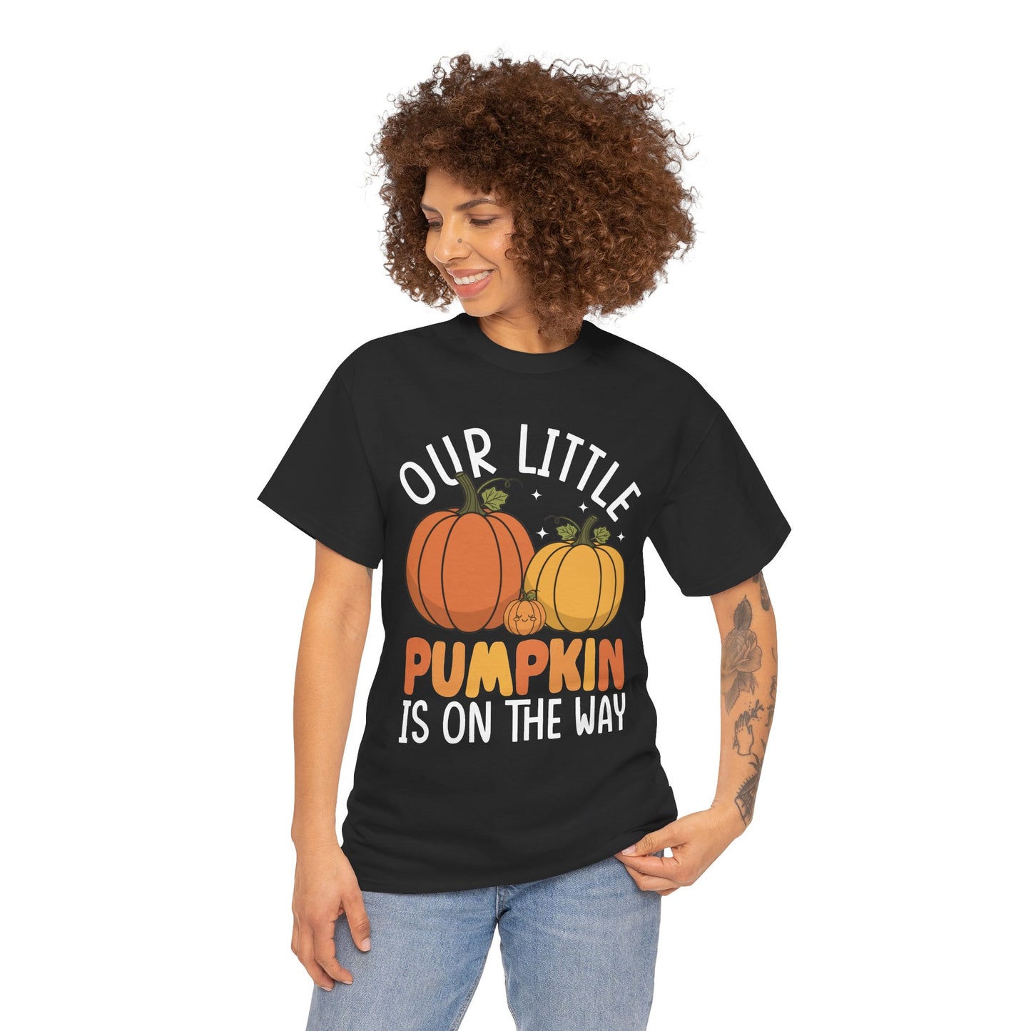 Our Little Pumpkin Is On The Way t-shirt, additional product view