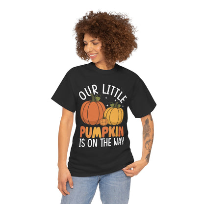 Our Little Pumpkin Is On The Way t-shirt, additional product view