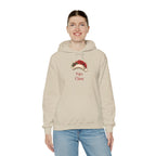 Woman wearing the Papa Claus Hoodie