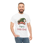 Man wearing the Papa's Little Elves T-Shirt