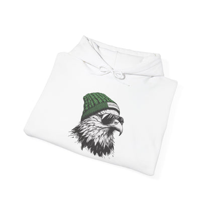 Philly eagle beanie hoodie, folded detail