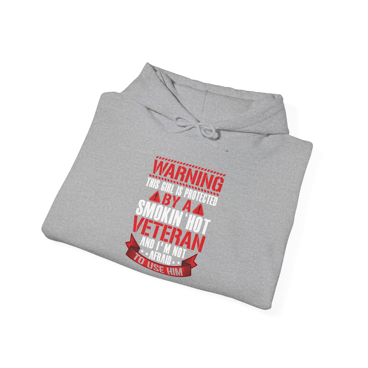 Protected By A Smokin' Hot Veteran hoodie, additional product view