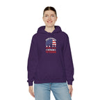 Woman wearing the Proud Daughter Of A Vietnam Veteran Hoodie