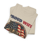 Proud Wife Of A Veteran T-Shirt, folded