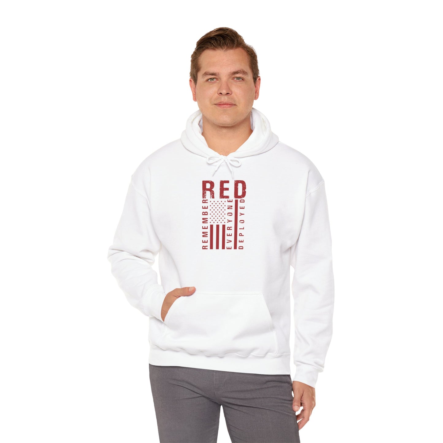 RED remember everyone deployed hoodie, additional product photo