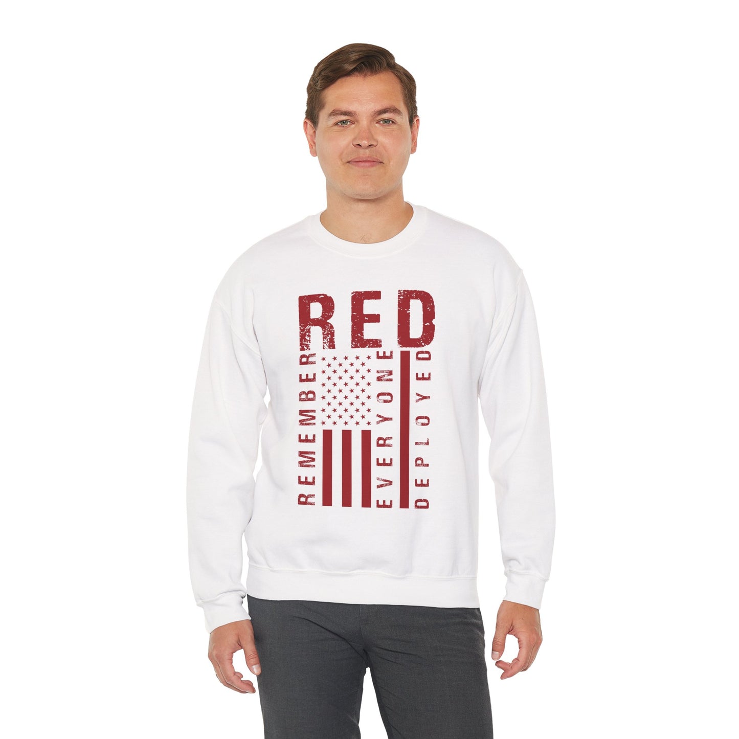 RED remember everyone deployed sweatshirt, additional product photo
