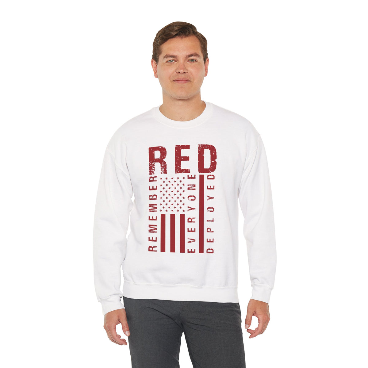 RED remember everyone deployed sweatshirt, additional product photo