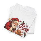 Santa Boop Highland Cow T-Shirt, folded