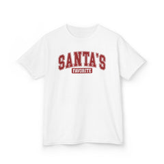 Santa's Favorite Varsity Christmas Kids T-Shirt