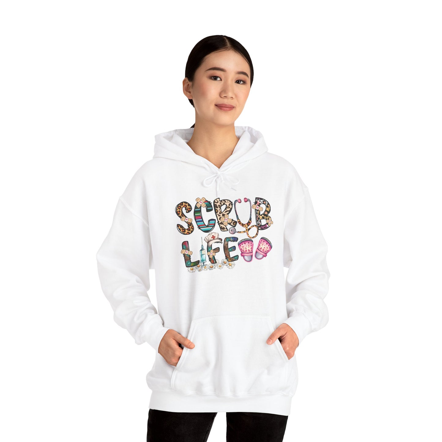 Scrub Life nurse hoodie, additional product view
