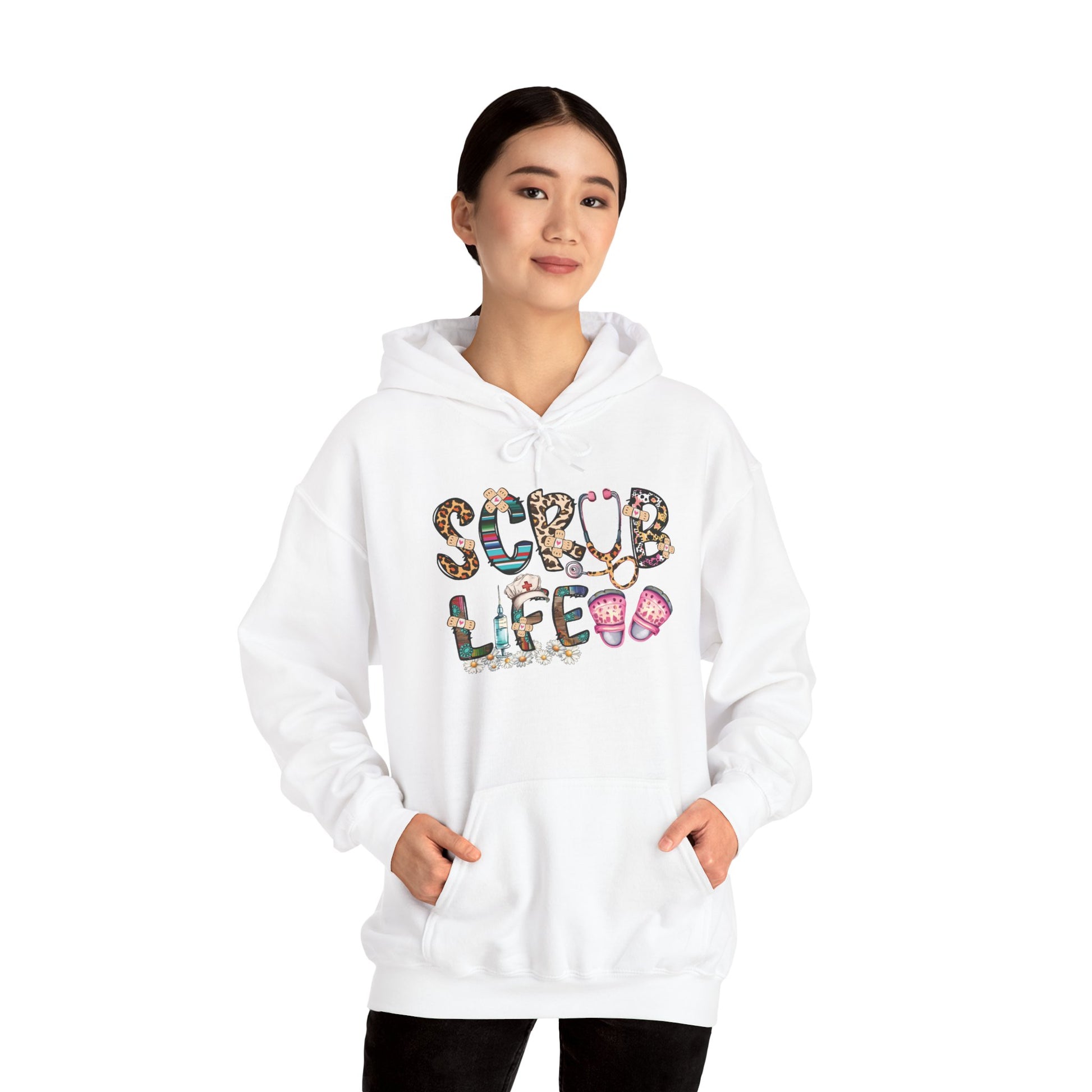 Scrub Life nurse hoodie, additional product view