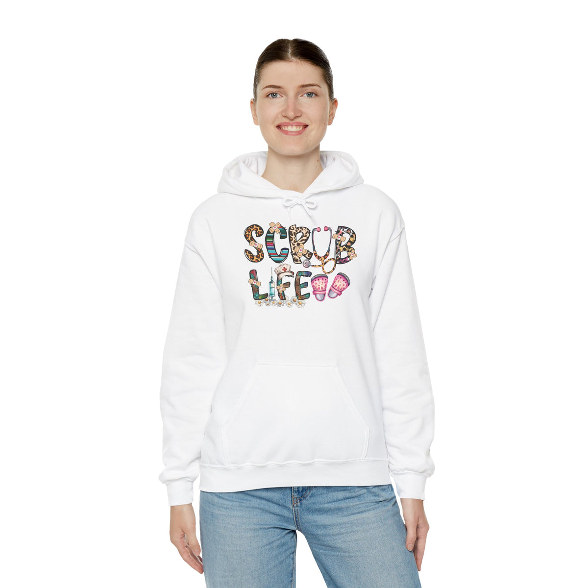 Scrub Life nurse hoodie, additional product view