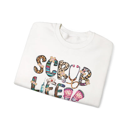 Scrub Life nurse sweatshirt, additional product view