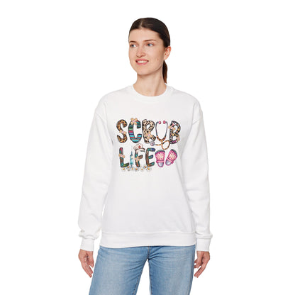 Scrub Life nurse sweatshirt, additional product view