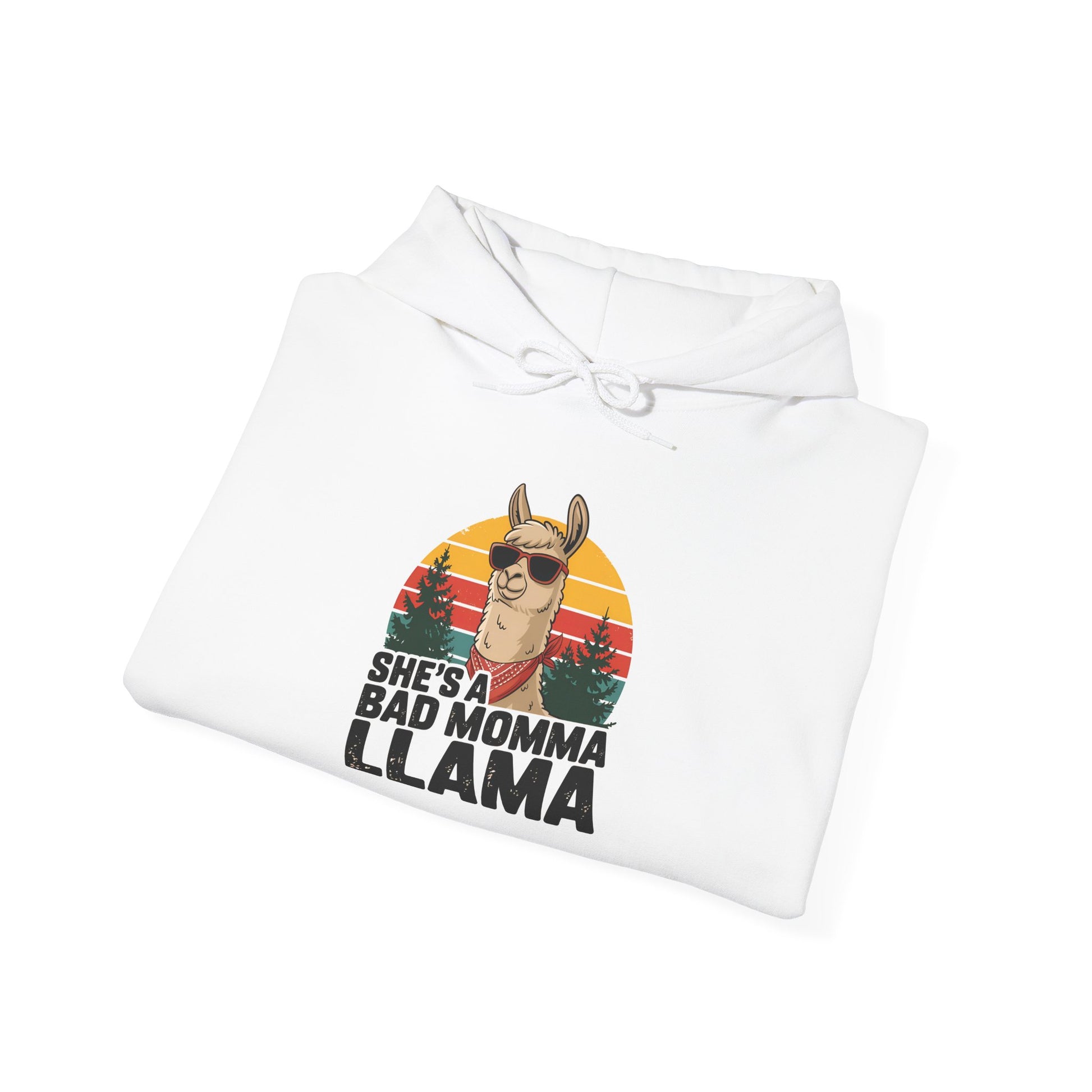 She's A Bad Momma Llama hoodie, additional product view