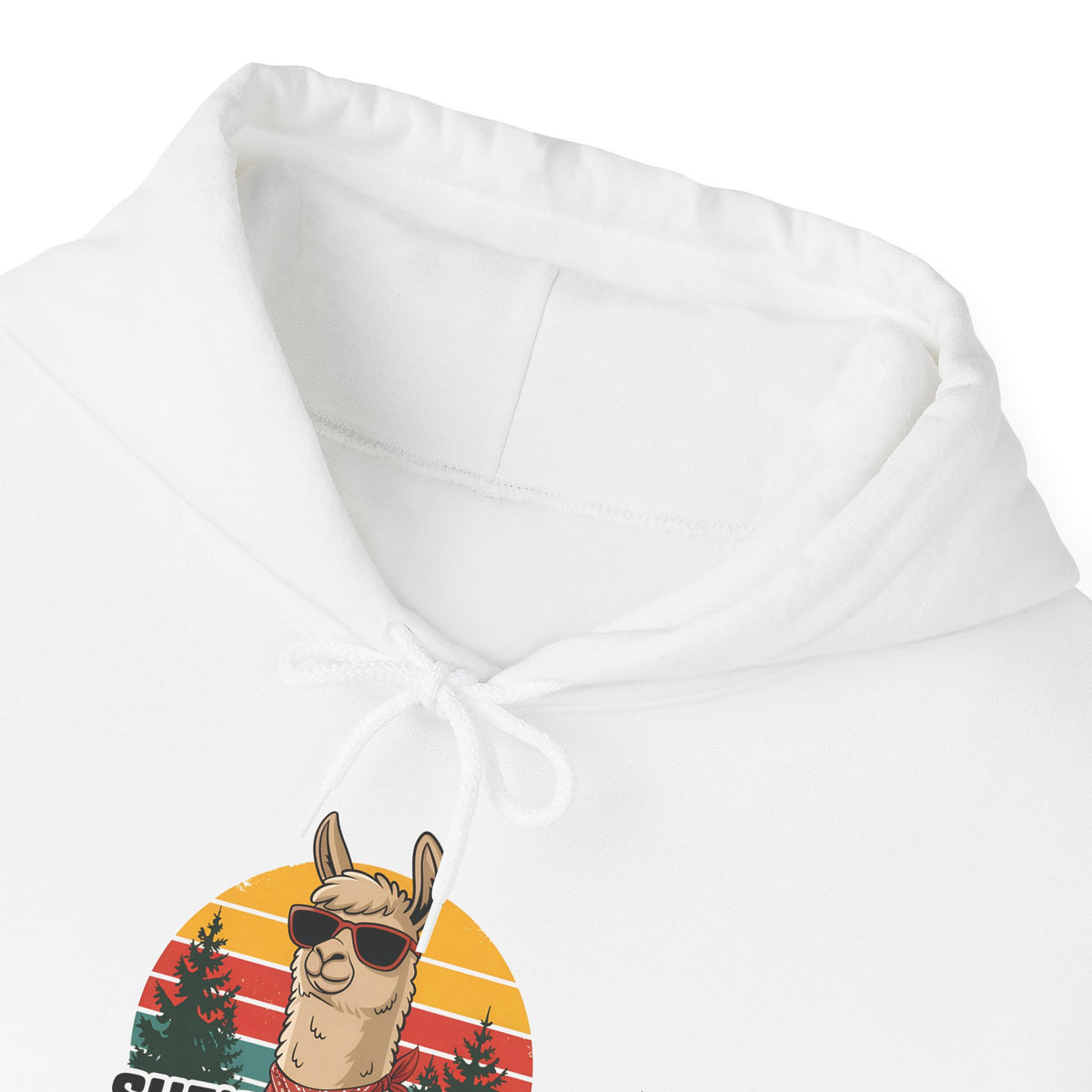 She's A Bad Momma Llama hoodie, additional product view