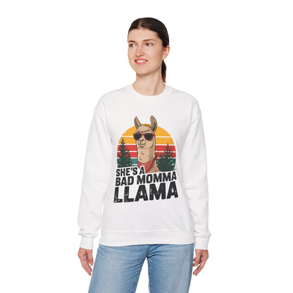 She's A Bad Momma Llama sweatshirt, additional product view