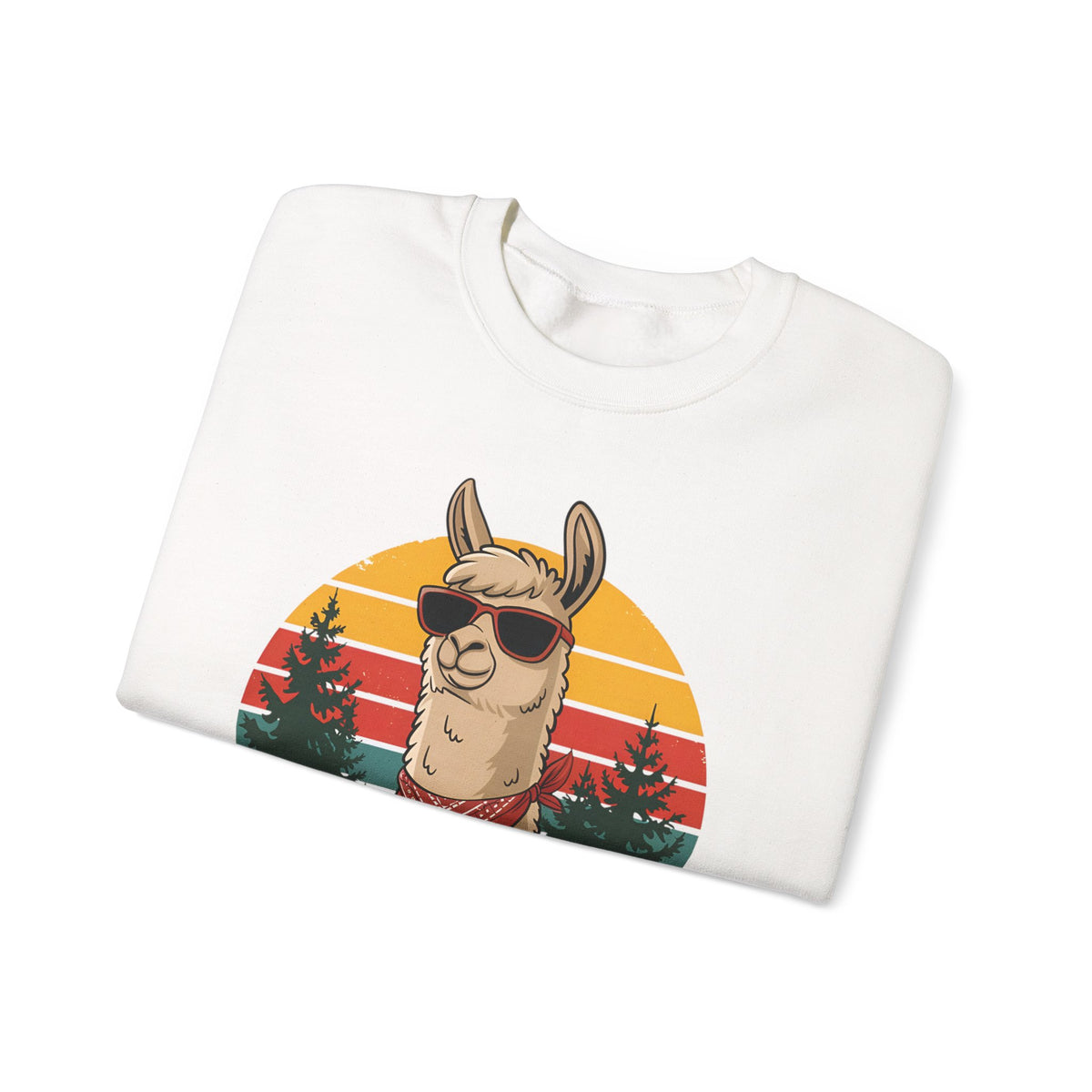 She's A Bad Momma Llama sweatshirt, additional product view
