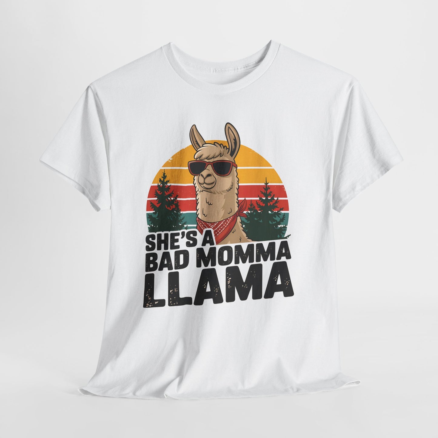 She's A Bad Momma Llama t-shirt, additional product view