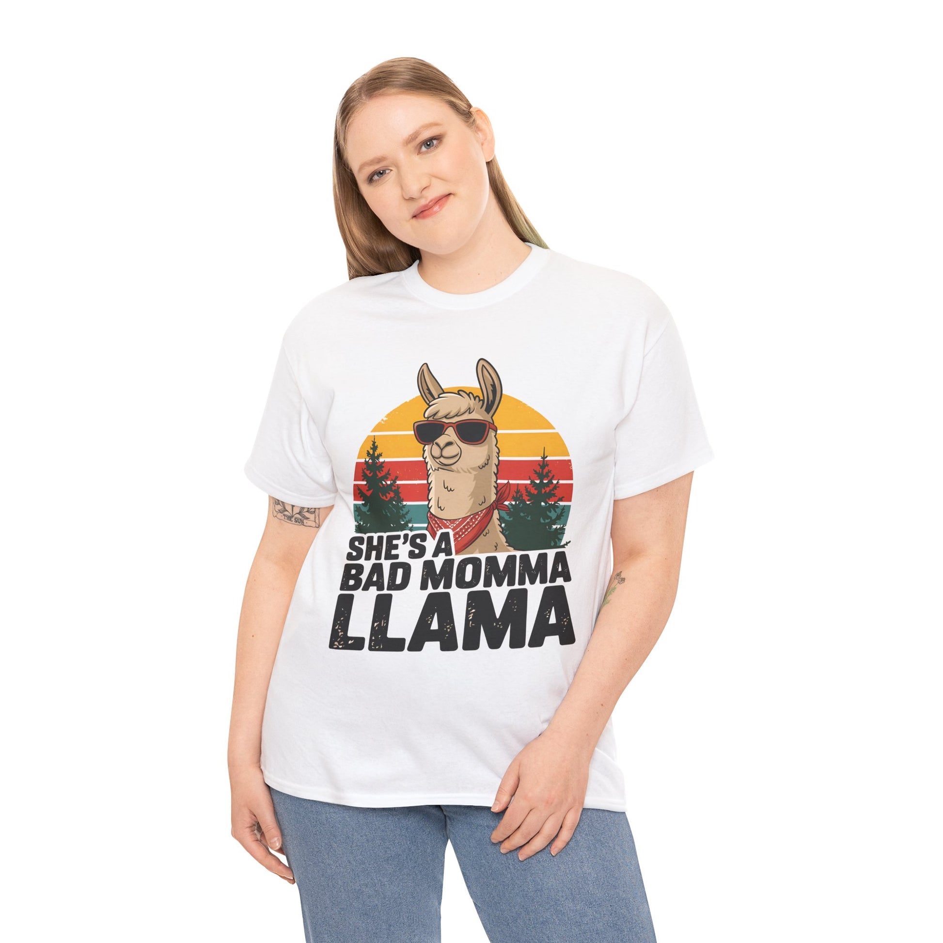 She's A Bad Momma Llama t-shirt, additional product view