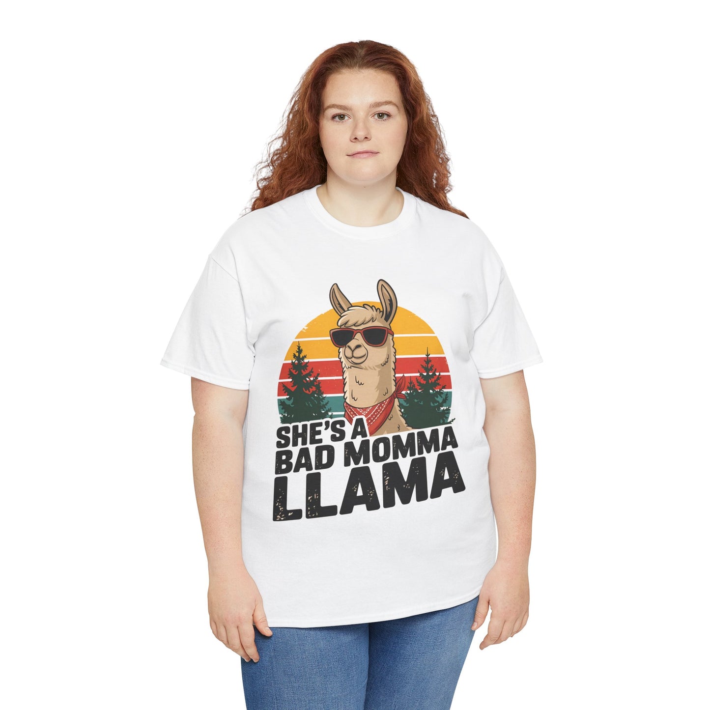 She's A Bad Momma Llama t-shirt, additional product view