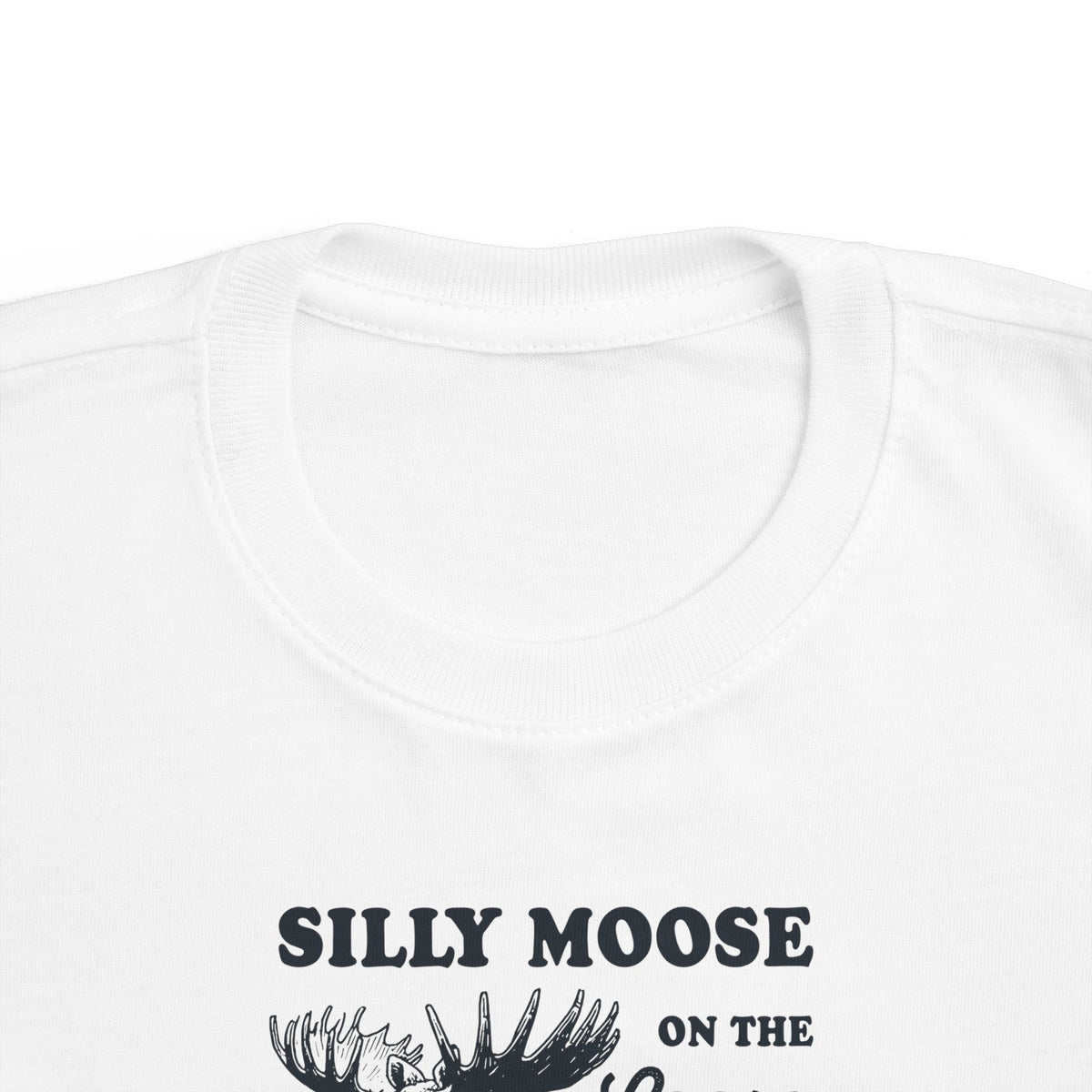 Silly Moose On The Loose vintage moose toddler t-shirt, additional product photo