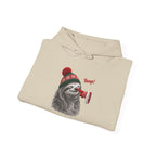 Sloth Boop Christmas Hoodie, folded