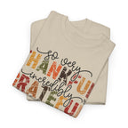 Thankful Grateful Blessed T-Shirt, folded