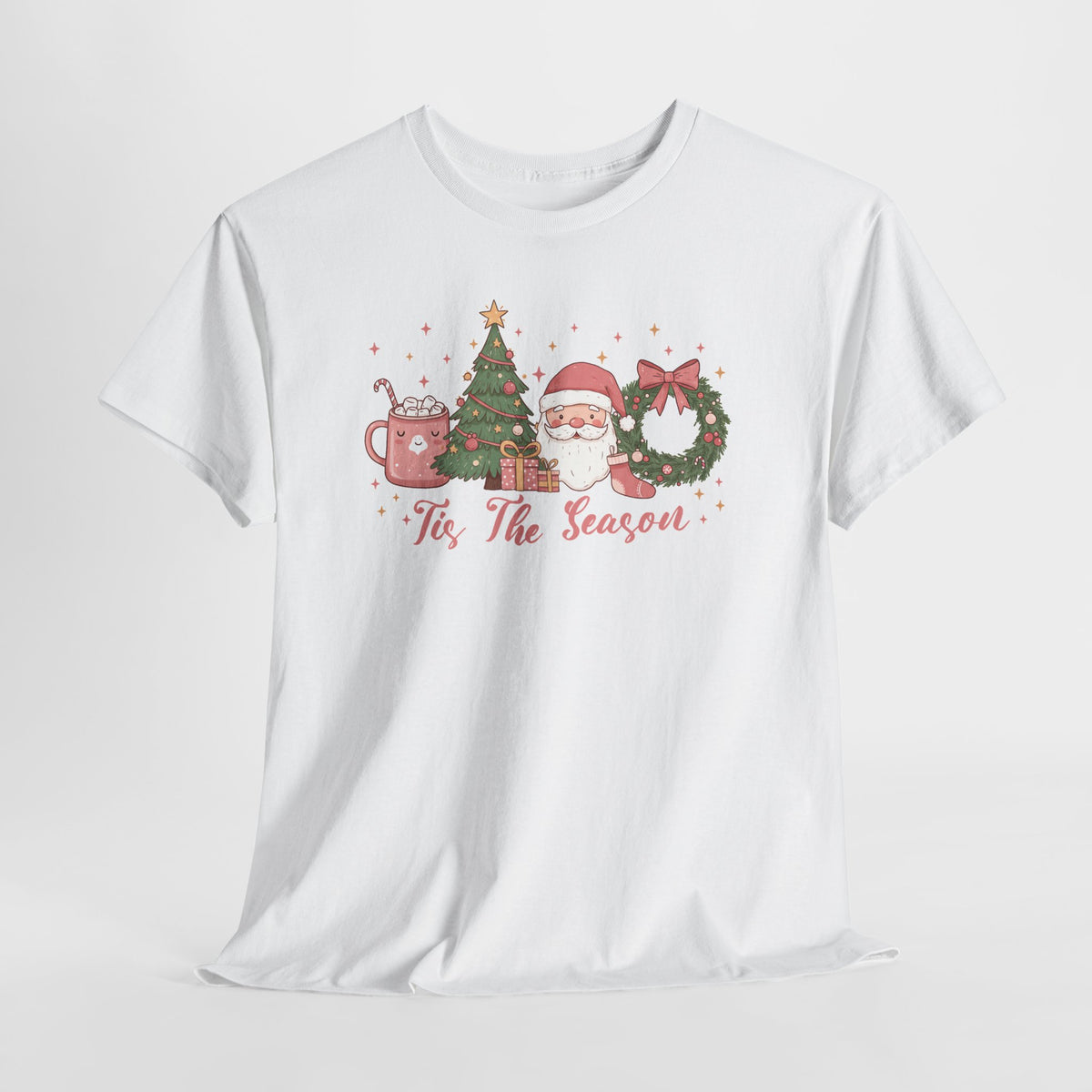 Tis The Season Cute Christmas T-Shirt, hanging