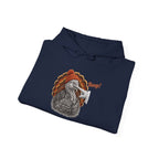 Turkey Boop Thanksgiving Hoodie, folded