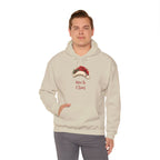 Man wearing the Uncle Claus Hoodie, front view
