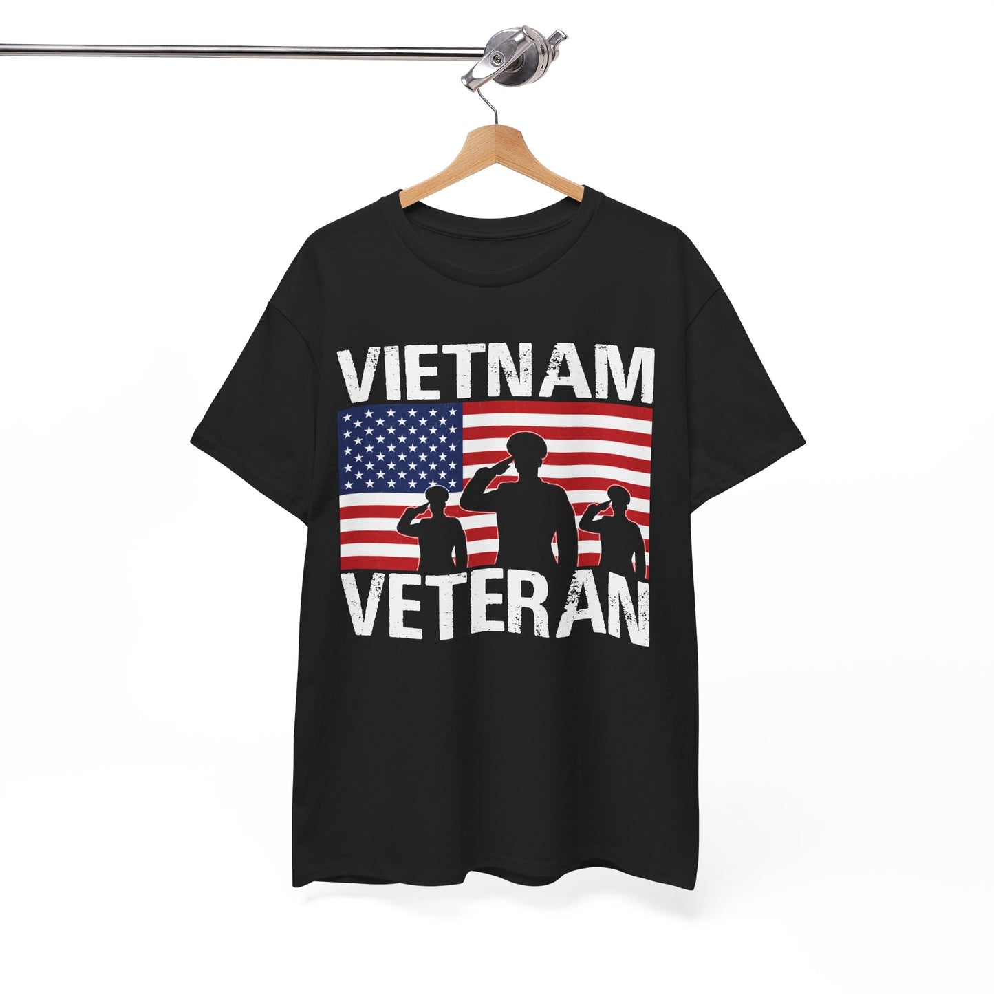 Vietnam Veteran American flag t-shirt, additional product view