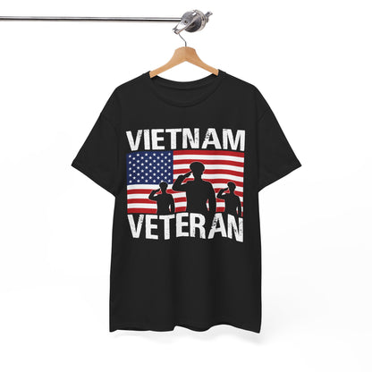 Vietnam Veteran American flag t-shirt, additional product view