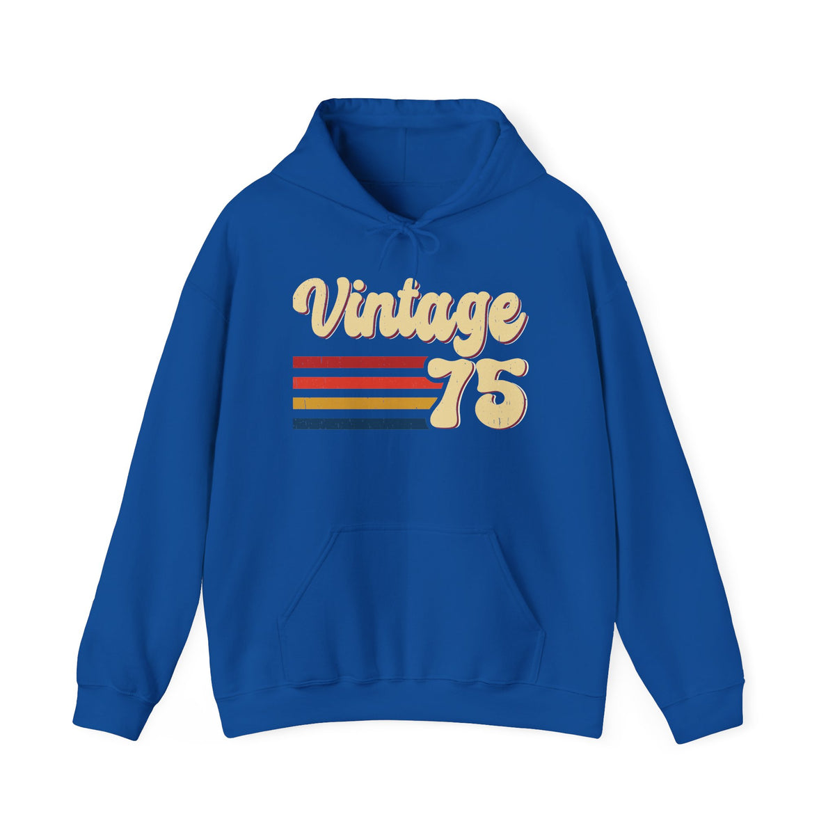 Royal Vintage 75 retro stripes hoodie, front view