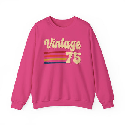 Heliconia Vintage 75 retro stripes sweatshirt, front view
