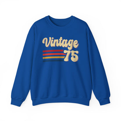 Royal Vintage 75 retro stripes sweatshirt, front view