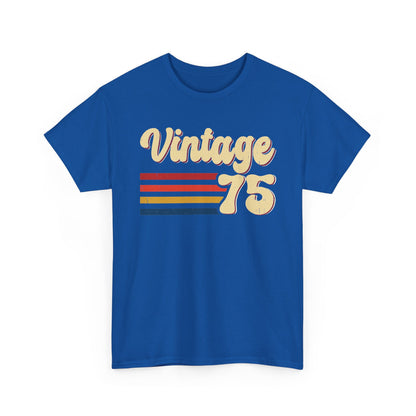 Royal Vintage 75 retro stripes t-shirt, front view